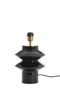 Цоколь лампы Petch Black Ø22/26 см Light & Living, черный