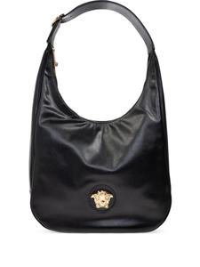 Кожаная сумка-тоут Versace, черный