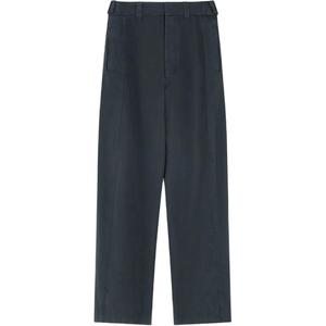 Брюки с боковыми лямками Lemaire, charcoal серый