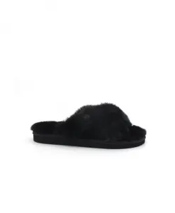 Сандалии-Шлепанцы Lala из искусственного меха Michael Kors, черный
