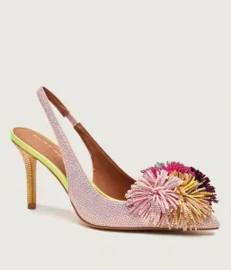 Туфли-Лодочки с помпоном Kurt Geiger, розовый