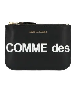 Огромный кошелек с логотипом Comme Des Garã§Ons, черный