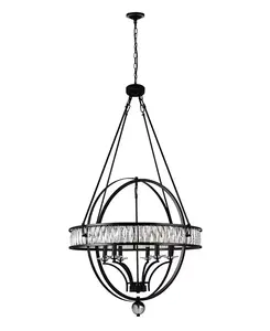 Люстра Арканзас на 6 ламп Cwi Lighting, black