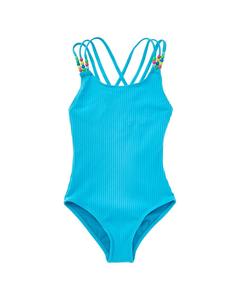 Бич Линго Поня Бид Цельный купальник Beach Lingo, синий