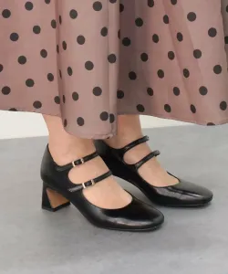 Туфли-лодочки с двойным ремешком Angel Alarcon, цвет Bl