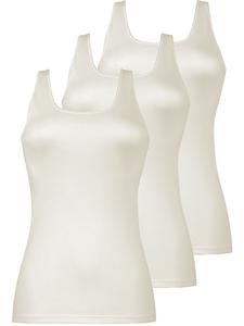 Майка Nina von C. 3er Pack Achselhemd, цвет champagner