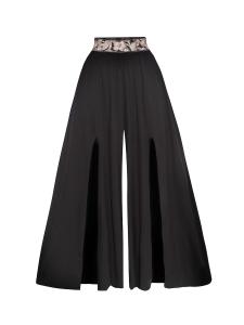 Широкие брюки JIORO ESSENTIALS, черный