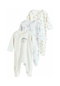 Комбинезон TWO WAY ZIP 3 PACK Next, серый