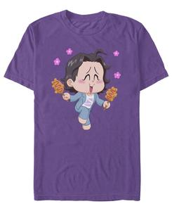 Мужская футболка-пуловер с графическим принтом в стиле K-Pop Охотники на демонов Fifth Sun, Purple