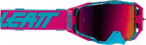 Мотоциклетные очки Leatt velocity 6.5 2025 cryztal iriz, Turquoise/Pink