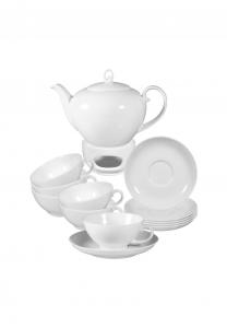 Чайный сервиз Seltmann Weiden Rondo на 14 персон, белый