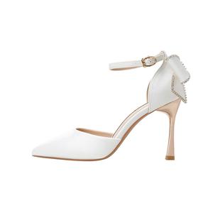 Zomila Стройные каблуки на высоком каблуке женские экрю 8.5, цвет Ecru 8.5