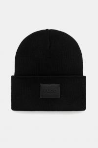 Хлопковая шапочка Hugo, черный