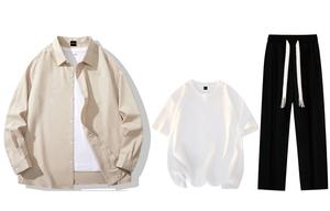 Комлпект Shirt Matching Set Fall And Winter Unisex LA'T.WEEKEND