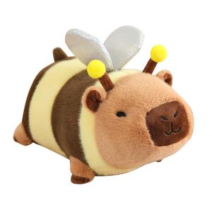 Мягкая игрушка Pudu Bee Cute Capybara, высота 25см/35см MERCONSER, Transform Into Bee