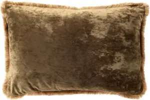 Декоративная подушка Skyler 40x60 см, однотонная зеленая Dutch Decor