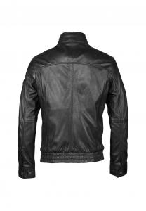 Кожаная куртка BUSASCHA bugatti, черный