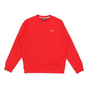 Толстовка Nike Fleece Solid Color Fleece Lined Stay Warm Pullover Red, красный