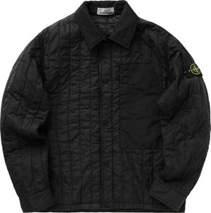 Куртка Stone Island Quilted Nylon Tela 'Black', черный