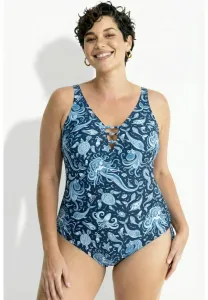 Meerjungfrau, мягкие чашки, купальник из вторичного сырья Ulla Popken, Dark Blue