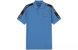 Поло EA7 мужское EMPORIO ARMANI, синий