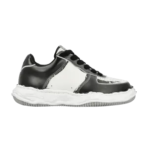 Кроссовки Maison Mihara Yasuhiro Wayne OG Sole Printed Leather Low 'Black White', черный