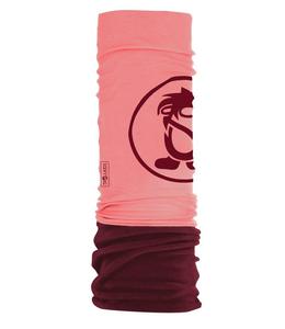 TROLLKIDS Детский многофункциональный шарф Зимний Тролль каштаново-красный/антично-розовый