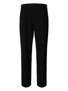 Плиссированные брюки Selected, черный