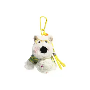 MIC RABBIT Плюшевый кулон Ice Cream West Highland Puppy Dolls высотой 10 см