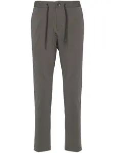 Зауженные брюки со складками Herno, серый