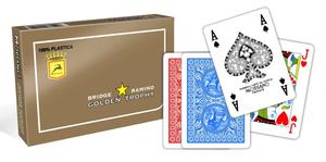 Золотой Трофей Пластиковые покеры, карты, Модиано Modiano