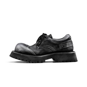 HANQIAORIJI Черная кровь серия повседневные дерби унисекс черный серебристый, цвет Silver