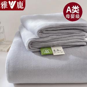 Yalu Простыня 240х270 см из молочного велюра, утепленная, цвет Z Silver Gray