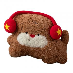 Плюшевая кукла scruffy headphone dog высота 23см/50см JBBCN