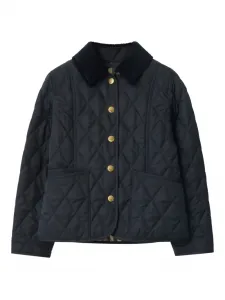 Куртка с вельветовым воротником BURBERRY KIDS, синий