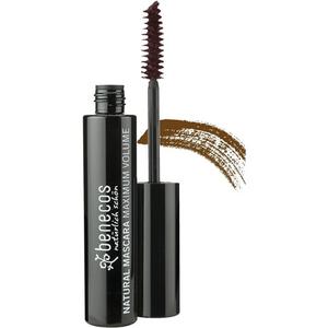 Тушь для ресниц Natural Cosmetics Maximum Volume без глютена Smooth Brown Benecos