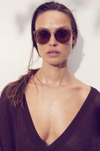 Круглые солнцезащитные очки H&M, серый