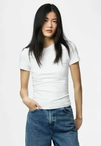 Pclula ss tee jrs noos basic tshirt Pieces, Bright White