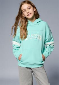 Худи Tommy Hilfiger MIXED GRAPHIC HOODIE UNISEX, Menthol/Mint
