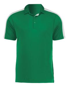 Двухцветное поло Vital DRI DUCK, цвет kelly/ white