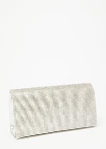 Украшенная сумка Quiz, серебро