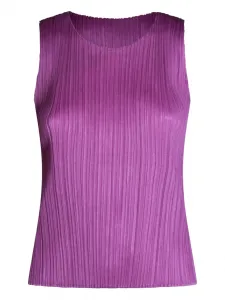 Плиссированная безрукавка Pleats Please Issey Miyake, фиолетовый