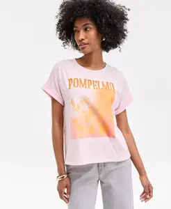 Женская футболка Pompelmo с манжетами и рукавом долман On 34th, розовый