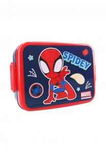Детская сумочка для ланча Spiderman – прочный ланчбокс Marvel, тёмно-синий унисекс