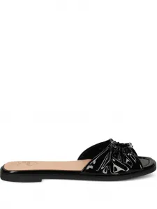 Сандалии со сборками Love Moschino, черный