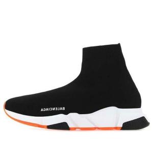 Кроссовки speed 1.0 sneakers 'black orange' Balenciaga, черный