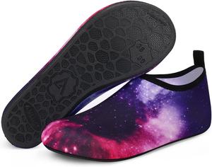 Водные туфли ANLUKE Barefoot Aqua Yoga, быстро сохнущие пляжные плавательные и серфовые носки для женщин и мужчин, фиолетовый