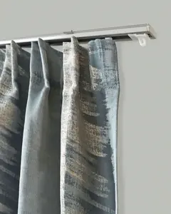 Карниз для штор GARESA "200", 1 направляющая, желаемая длина, простая внутренняя направляющая из алюминия, выдвижная, потолочный монтаж 260 см, цвет aluminiumfarben