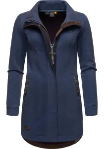 Толстовка в стиле рэгвир "Letrice", спортивная куртка на молнии с высоким воротником Ragwear, цвет морской волны