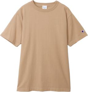 Мужская базовая футболка Champion C8-Z312Z из 100% хлопка с коротким рукавом и круглым вырезом, песочный